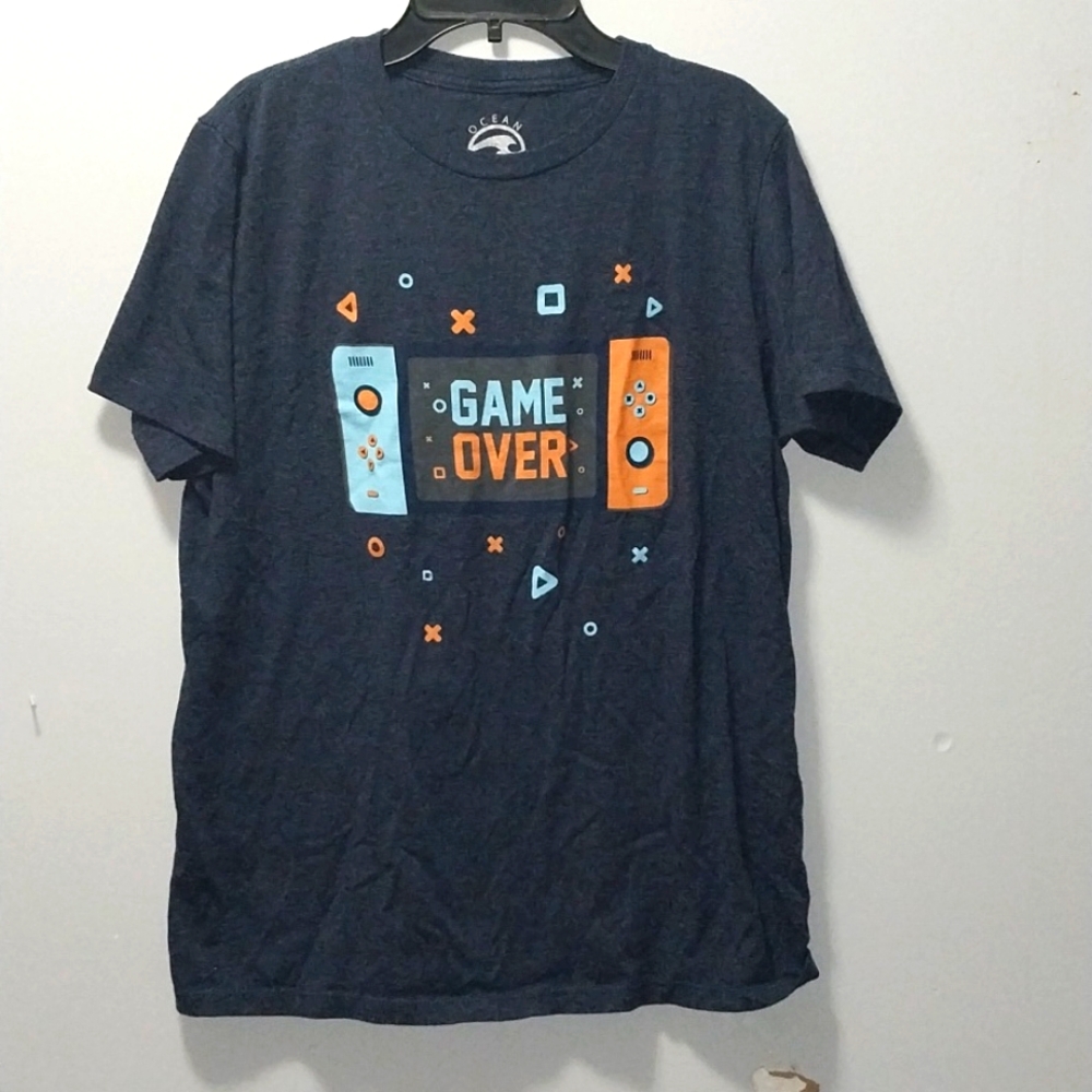 Ocean Current Game Over short sleeve tee shirt X-Large